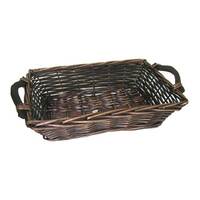 STAINED WILLOW TRAY 10H 40TL 29TW
