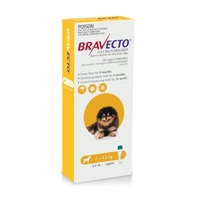 Bravecto For Very Small Dogs 2-4.5kg 1 Pack