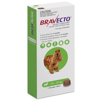 Bravecto For Medium Dogs 10-20kg 2 Chew