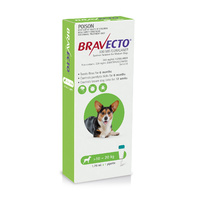 Bravecto Spot On For Dogs Green 10-20kg 2 Pack