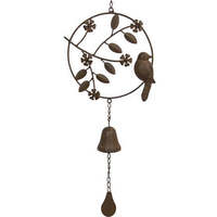 Cast Iron Bell Hanger - Bird in Ring 69cm