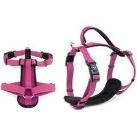 Premium Sport Dog Harness with Safety Handle - L - Pink
