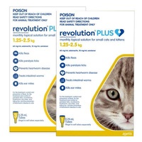 Revolution Plus For Kittens And Small Cats 1.25-2.5kg 3 Month Pack