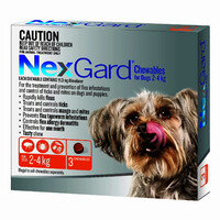 Nexgard Small Dog 2-4 kg Chew 3 Pack