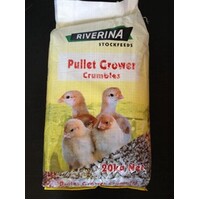 Riverina Pullet Grower Crumble (medicated) 20Kg