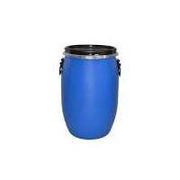 60Lt Blue Plastic Drum with Lockable Lid
