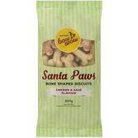 Bow Wow Santa Paws Bone Shaped Biscuits